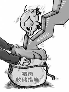 商務部凍豬肉收儲措施實施 生豬價格跌幅縮小