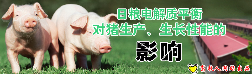 日糧電解質平衡對豬生產、生長性能的影響